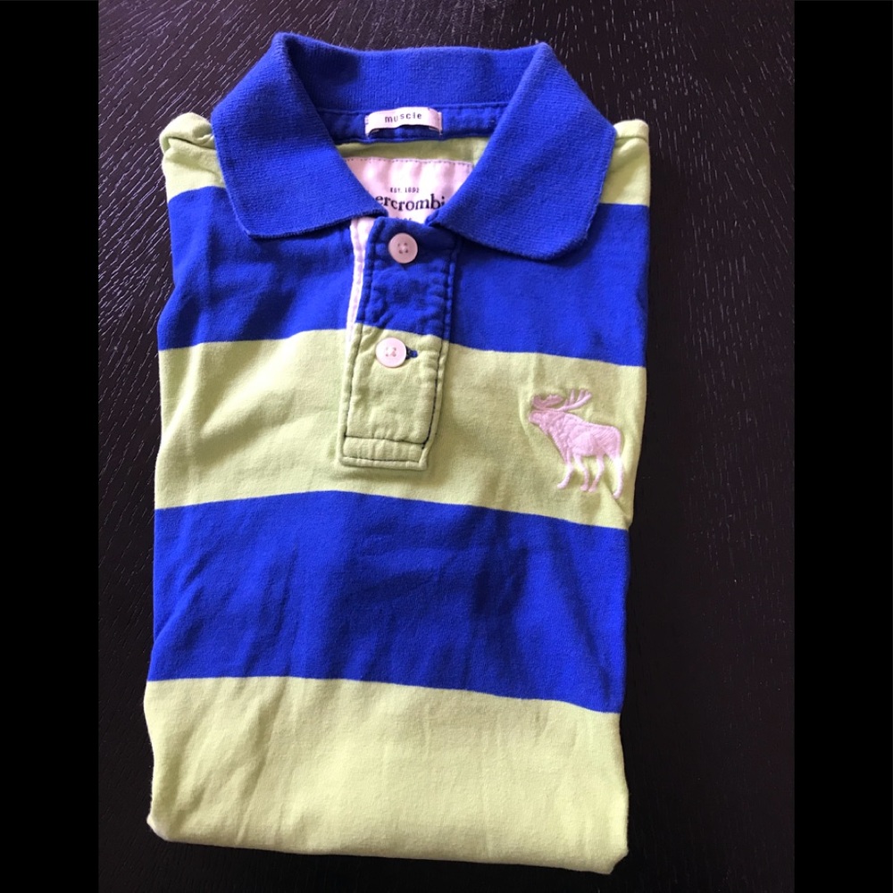 Boys striped polo